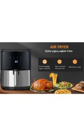 Resim Dalle DL-AF558T1 Dijital 5.5 Lt Yağsız Fritöz 1700 Watt - Xl Airfryer 