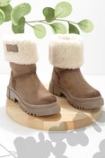 Resim Bambi Vizon Süet Kadin Bot & Bootie K02511001102 Bambi