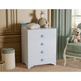 Resim Patiko Furniture Sahra 4 Çekmeceli Şifonyer 