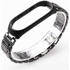 Resim Ardemix Xiaomi Mi Band 3 Uyumlu Krd-21 Metal Kordon-siyah 