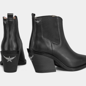 Resim BELLINI BLACK LEATHER BOOTIES - Black / 41 EU 
