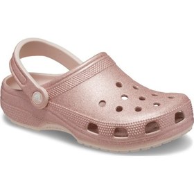 Resim Crocs Classic Glitter Clog Bayan Terlik - Kuvars Koyu Bej 