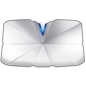 Resim Araba Ön Cam Teleskopik Katlanır Isı Yalıtım Şemsiyesi, Boyut: Açık Stil Küçük 