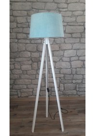 Resim Düz 3 Ayaklı Lambader, Abajur,Köşe Aydınlatması(149575446) 