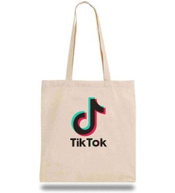 Resim Bez Çanta Tik Tok Bej 