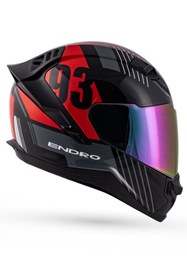 Resim ENDRO Twister Route 93 Siyah-Kırmızı 