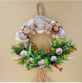 Resim Âric Doğal Deniz Kabuklu Kapı Süsü 