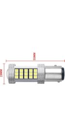 Resim Femex Eco Ba15s 93 Tek Duy P21w Tip 63 Ledli Düz Tırnak Turuncu 
