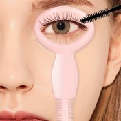 Resim 1 Adet Eyeliner Şablonu, Mascara Kalkanı Koruyucu, Mascara Uygulama Aracı Taraklı, Kirpik Uygulama Aracı 