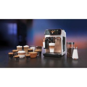 Resim Philips 1500 W , GOLD LatteGo Tam Otomatik Espresso Makinesi, 15 BAR ,12 Çeşit İçecek--Termos Hediyeli 