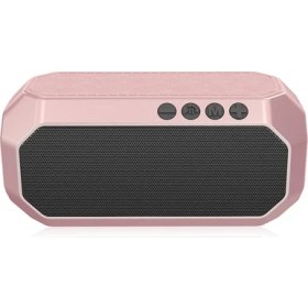 Resim New Rixing NR-4000 Tws Çokgen Şekilli Bluetooth Hoparlör - Gri (Yurt Dışından) 