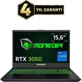 Resim Monster Abra A5 V21.7.4 Intel Core i7 13700H 16 GB 1 TB SSD 4 GB RTX 3050 FreeDOS 15,6" 144 Hz Oyun Bilgisayarı 