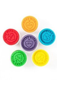 Resim ChildGen Doğal Oyun Hamuru - Eco Cup- 6'lı Ana ve Ara Renkler 6x125 GR 