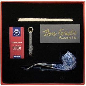Resim Don Gusto Atomic German 9mm Başlangıç Pipo - Smooth Siyah - 15728 