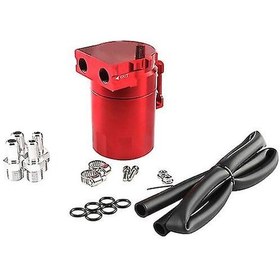 Resim Ranyeek Alüminyum Motor Yağı Toplama Tankı 300ml - Evrensel Uyumlu, Havuz Filtresi Yok, Kırmızı - Yağ Ve Gaz Geri Kazanımı, Motor Temizliği Sağlar 