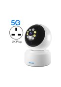 Resim Escam Pt200 Hd 1080p Çift Bantlı Wifi Ip Kamera, Gece Görüşü / Hareket Algılama / Otomatik İzleme / Tf Kartı / İki Yönlü Ses, Uk Fiş Desteği 
