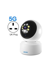 Resim Escam Pt200 Hd 1080p Çift Bantlı Wifi Ip Kamera, Gece Görüşü / Hareket Algılama / Otomatik İzleme / Tf Kartı / İki Yönlü Ses, Uk Fiş Desteği 
