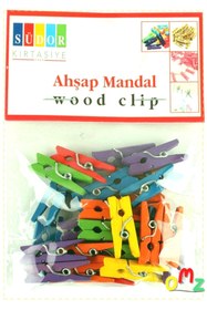 Resim OMZ Ahşap Mandal Küçük Renkli 24 Adet Kız Cocuk Erkek Cocuk Oyuncak Egitici Oyuncak Kız Oyuncakları Erk 