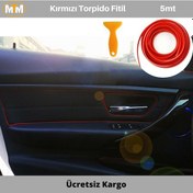 Resim Carub Kırmızı Torpido Fitil 5Mt 