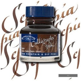 Resim Winsor Newton Kaligrafi Mürekkebi 30Ml - Sepia 