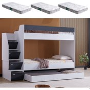 Resim Ranza, Martin Yavrulu Ranza - Antrasit 3 Adet Comfort Yatak 240 CM 