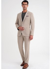 Resim Efor C 698 Ceket Regular Fit Bej-1 Casual Bej 