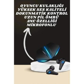 Resim Beruflic 7 Kordonlu Akıllı Saat ve Oyuncu Kulaklığı Anc Özelliği Kulak Içi Mikrofonlu Sesli Görüşme 