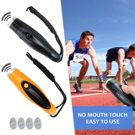 Resim Antrenörler ve Hakemler için Elektronik Düdük, 3-Tonlu El Düdüğü ile Lanyard, ABS Malzeme, Düğme Bataryası Güçlü, Voleybol, Futbol ve Eğitim için 