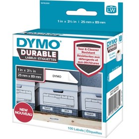 Resim Dymo 2112285 Lw Kalıcı Güçlü Etiket 25X89MM / 700'lü Pk. 