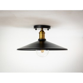 Resim Riolight Retro Tekli Metal Plofonyer Avize Şapka Çapı: 38Cm (538284893) 