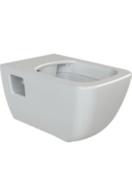 Resim Turkuaz Aqua Kanalsız Asma Klozet + Yavaş Kapanır Kapak 