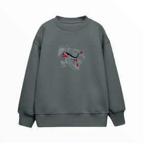 Resim Puma - Çocuk Sweatshirt - Gri / 3-4 