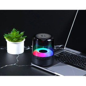 Resim T&G 369 Taşınabilir Renkli Işıklı Mini Bluetooth Hoparlör 