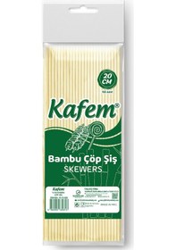 Resim Kafem Bambu Çöp Şiş 20 CM 100 Lü x 50 Paket 