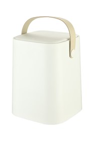 Resim Tuffex Tutma Saplı Iç Kovalı Tezgah Üstü Mutfak Ve Banyo Çöp Kovası 8 Lt - Beyaz 