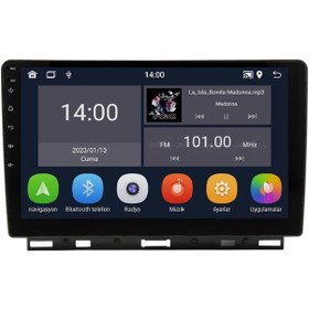 Resim Renault Clio 5 Android Multimedya Sistemi 2020-2023 Crv-4450xd 