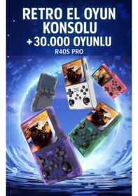 Resim Büro Ev Ofis Yetişkin si İçin Retro Pro Stil Oyun El Konsolu 