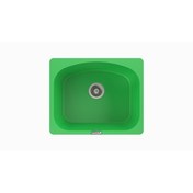 Resim Polex Cristal Lux Granit Eviye Oulin Yeşil 