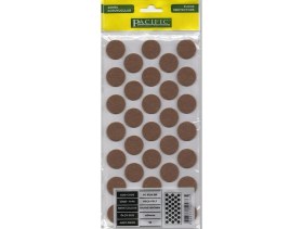 Resim Hamadex 33'lü 24 mm Kendinden Yapışkanlı Keçe Mobilya Ayağı ve Zemin Koruyucu Keçe – Gürültü Önleyici Premium Set 