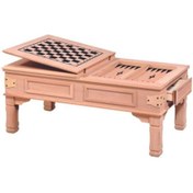 Resim Genel Markalar Ms - Ort 147 / Rustik Tavla Orta Sehpa Cilasız Ham Ahşap 