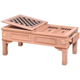 Resim Genel Markalar Ms - Ort 147 / Rustik Tavla Orta Sehpa Cilasız Ham Ahşap 