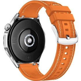 Resim Huawei Honor Magic 2 46mm Haylou Solar Ls05 Kordon Lansman Kumaş Dikişli Silikon 102 
