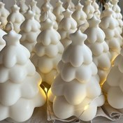 Resim 3D Noel Ağacı Mum Kalıbı - Katmanlı Dallarla Şık Ağaç Tasarımı, Silikon Mum, Alçı, Beton ve Sabun Yapımı için DIY Tatil Dekorasyonları, Parti Merkezleri, Hediyeler İçin Yeniden Kullanılabilir El İşi Kalıbı - Başlangıç Seviyesi & Uzmanlar İçin, Festivallik Süsleme, Çiçek Desenli Pürüzsüz Yüzey Kalıp 