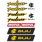 Resim A4 Sticker 061 Tek Paket Çoklu Sticker Siyah 