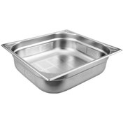 Resim Öztiryakiler Köşe Desenli Delikli Gastronom Küvet, 4 Cm, Gnp 2/3 