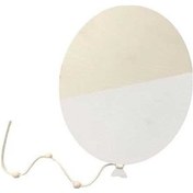 Resim Opulentliving Ahşap Hava Balonu Duvar Sticker, Kreş Dekoru, El, 20x0.3cm, Çocuk Odası İçin 20cmx0,3cm 