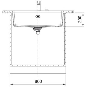 Resim Franke Maris MRG 110-72 Slate Granit Evye Gri 