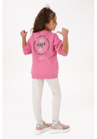 Resim U.s. Polo Assn. Kız Çocuk Menekşe Pijama Takım 50318958-vr037 Menekse 