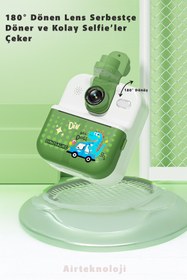 Resim airteknoloji P02 Çocuk Kamerası Dijital HD Video Kayıt ve Fotoğraf Termal Resim Kağıt Baskılı Yazıcı 