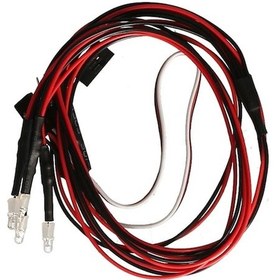 Resim Rc Araba Led Aydınlatma Seti - 4 Işık 2 Beyaz, 2 Kırmızı 3.7-8.4v Uyumlu 
